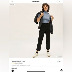 Everlane Straight leg crop (short) size 2